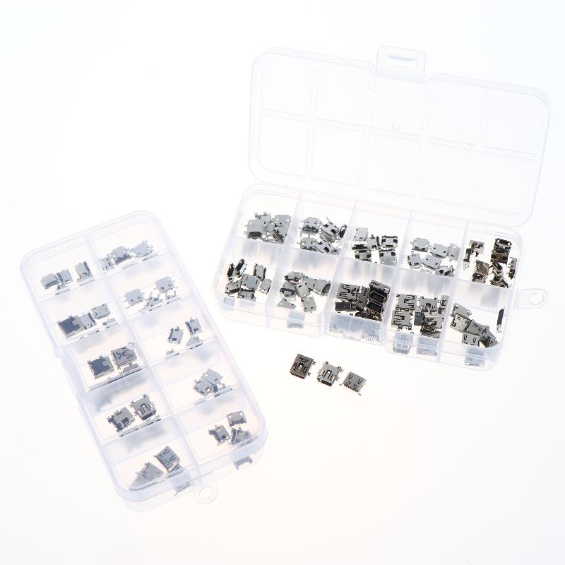 50/100/150Pcs 2/6/16Pin Smd Smt Pcb Usb-C Socket Type-C Usb Connector Charging Port For Phone And Digital Product Repair Kit