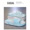 Summer Fashion Camouflage Thick Sole Slide Sandals For Men Women Large Size Casual Home Slippers