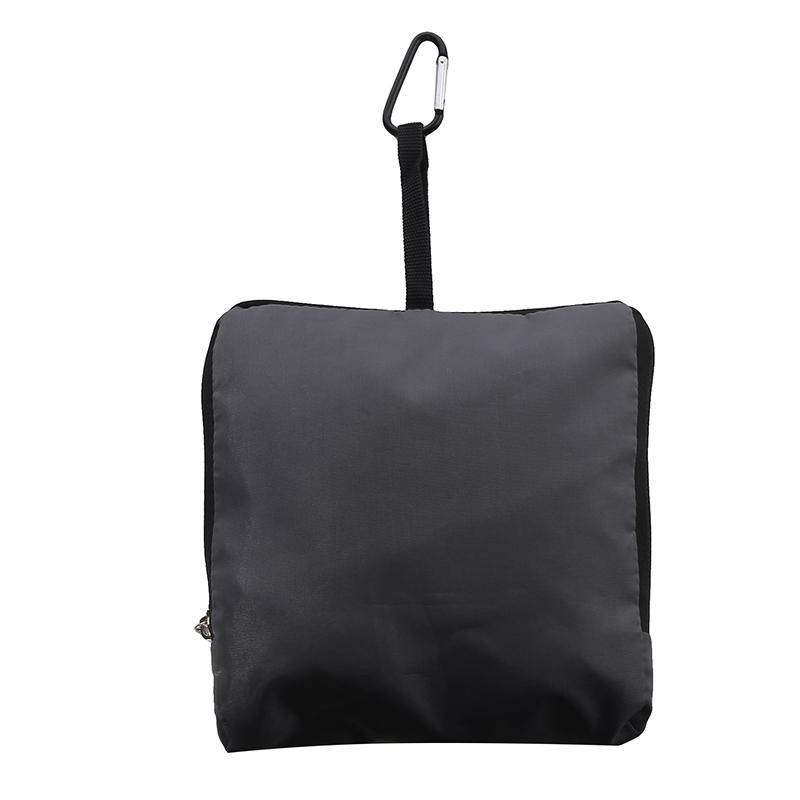 Black Grey Travel Dirty Laundry Bag Polyester Fiber Collapsible Dirty Clothes Bag Washable with Handle Drawstring Storage Bag
