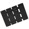 13W 5V ETFE Foldable Solar Panel Charger Dual USB Output Phone Power Bank Solar Charging Pack 4 Fold Black