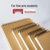 Thickened Sketchbook: 16 Coil-Bound Sheets, 8 Drawing Pages for Kids, Free Shipping