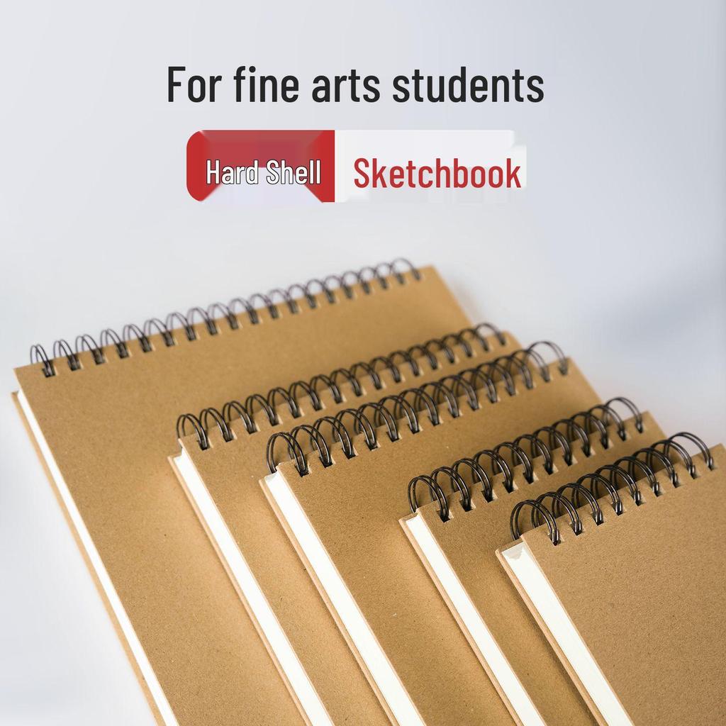 Thickened Sketchbook: 16 Coil-Bound Sheets, 8 Drawing Pages for Kids, Free Shipping