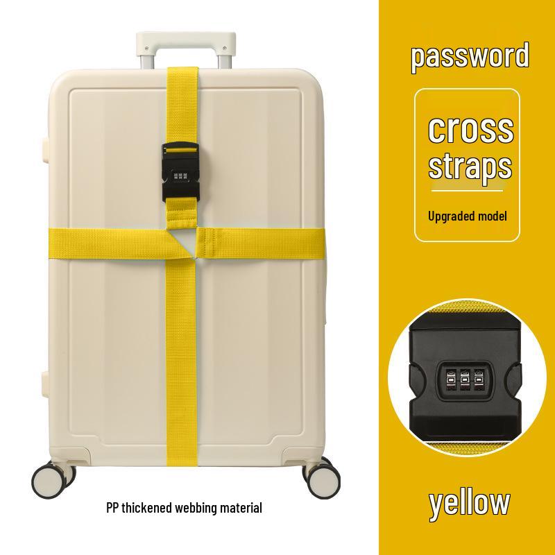 Luggage Strap with Combination Lock - Secure Tie-Down for Suitcases