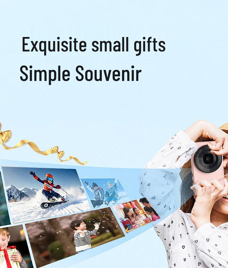 HD Mini Digital Camera for Students: Home & Selfie Camcorder