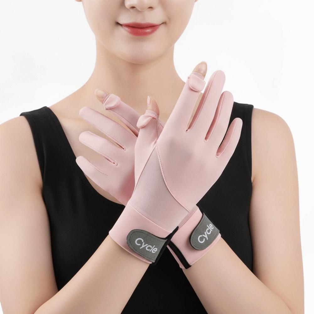 Waterproof Sun Protection Gloves Highly Elastic Summer Driving Mittens Outdoor Sports