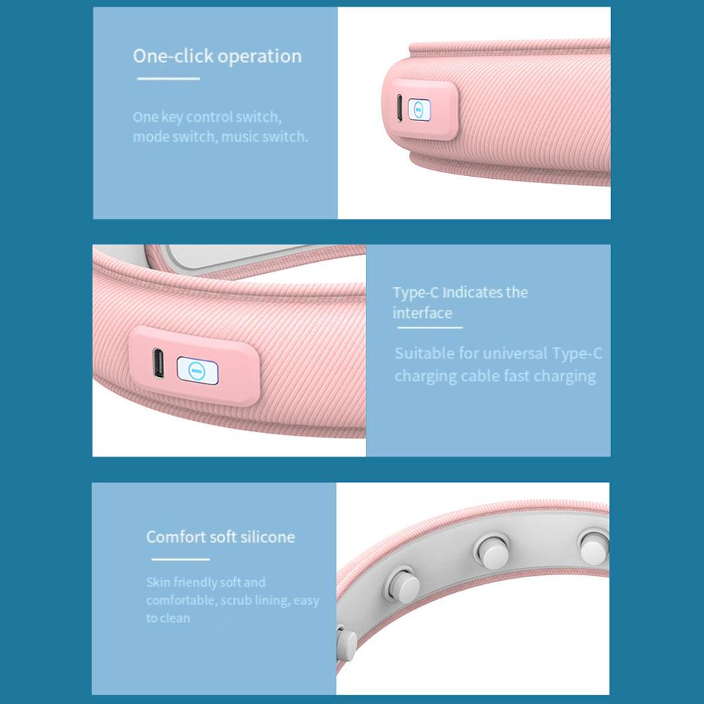 Electric Air Pressure Airbag Head Massager Body for Head Kneading Headband Relief Migraine Relief Stress Headache Improve Sleep