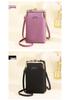 Trendy Women's Crossbody Mobile Phone Bag: Multifunctional Wallet & Coin Purse