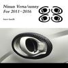 Car-Styling 3D/5D Carbon Fiber Car Interior Center Console Color Change Molding Sticker Decals For Nissan Versa Sunny 2011-2016