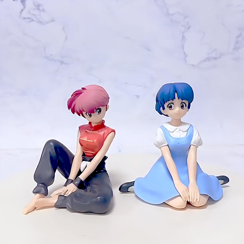 BANDAI BANPRESTO Ranma 1/2 Relax Time Shampoo Tendou Akane Ranma PVC Figure Model Collector Figurine Toy Gifts