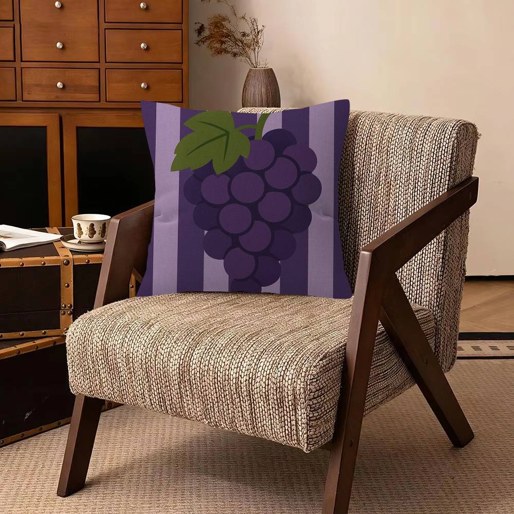 Cute Anime Fruit   Cushion Cover Pillowcase Upholstery Sofa Throw Pillow Home Decor Pillowcas