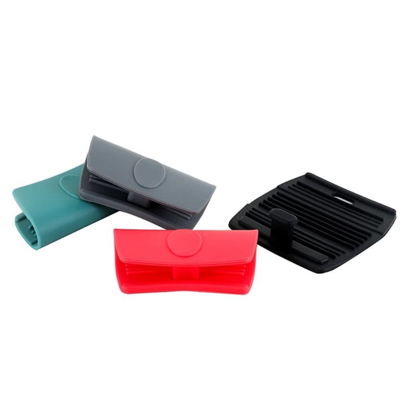 10 Stück Silikon Topfgriffabdeckungen Hitzebeständige Griffmanschetten für Eisenpfannen und Metallbratpfannen Küchenwerkzeug