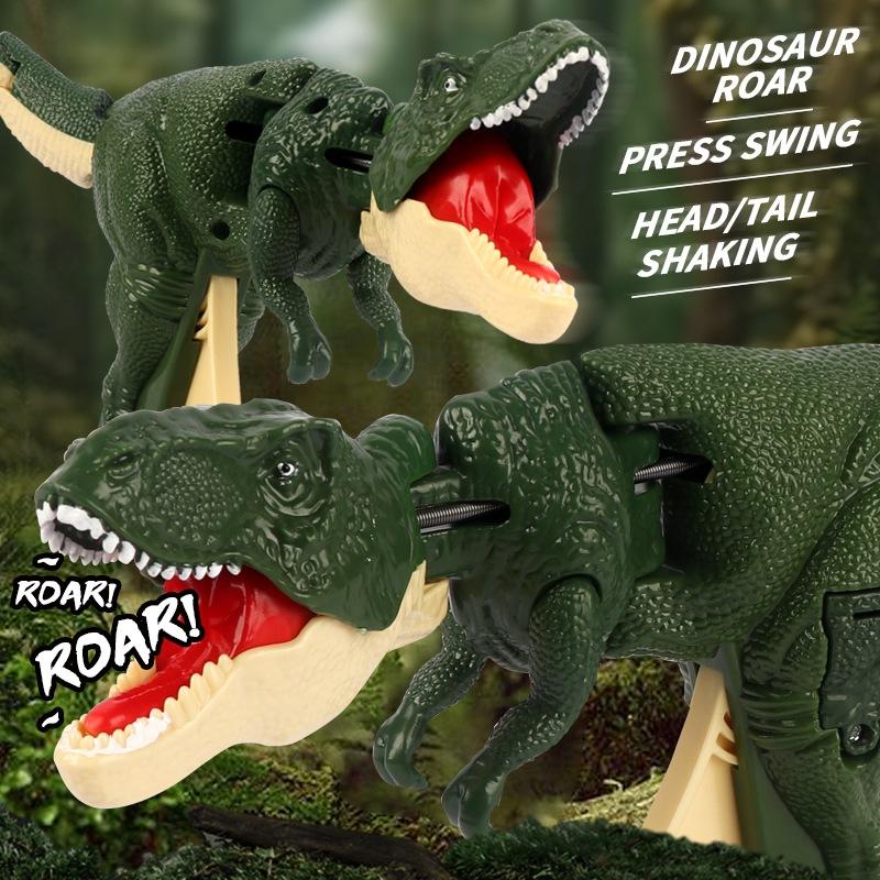 Houpací a lisovací dinosauří kousací hračka