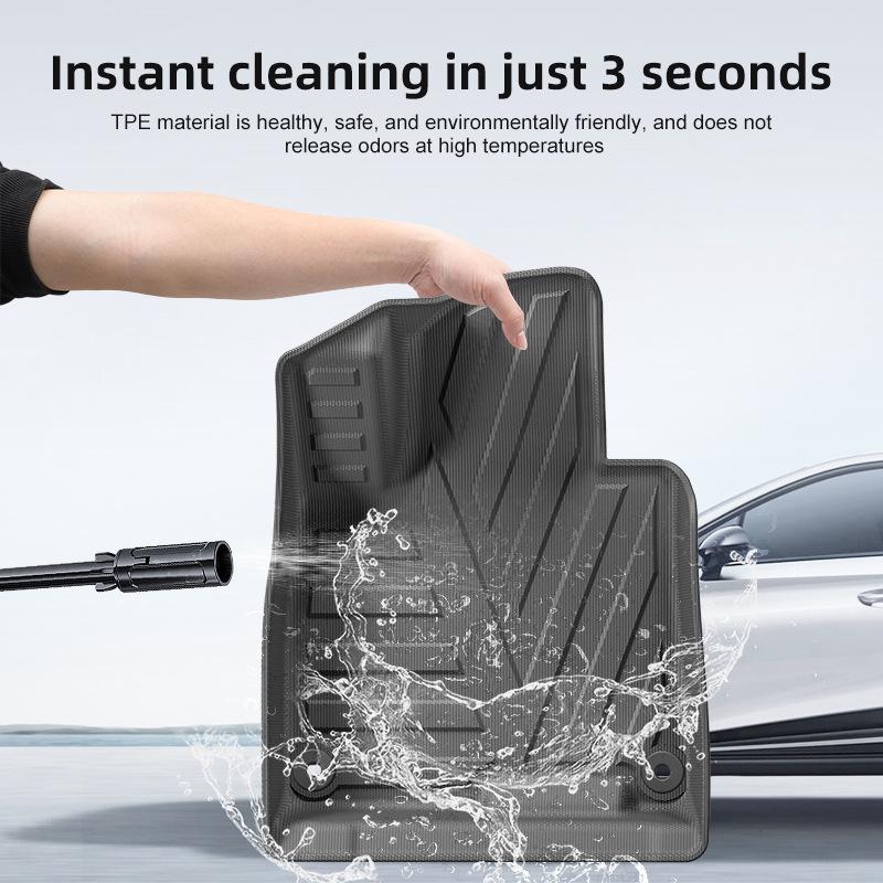 Eco-Friendly TPE Floor & Trunk Mats for 2022+ Kia Sportage, European Left-Hand Drive