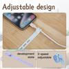 30/60Pcs Silicone Cable Ties Adjustable Cable Straps Cord Organizer Reusable Cable Management Organizer for Bundling and Fasten