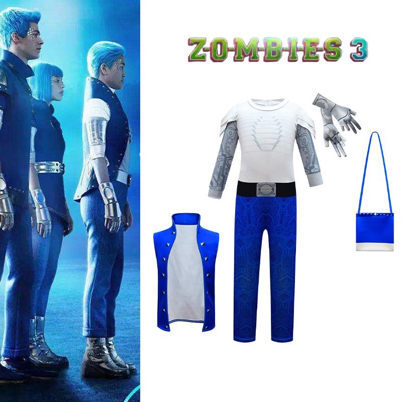 Zombie 3 Alien Cosplay Costume For Kids Halloween Outfits And Theme Parties