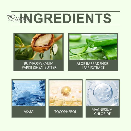 Magnesium Body Butter Cream for Neuropathy Relief 114g Shea Butter Moisturizer for Dry Skin Calming Smoothing Body Cream