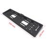 European License Plate Frame with 16 LED Lights and HD Rearview Camera