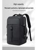 Trendy High-Capacity Nylon Backpack for Men and Women - Casual Travel and Computer Bag