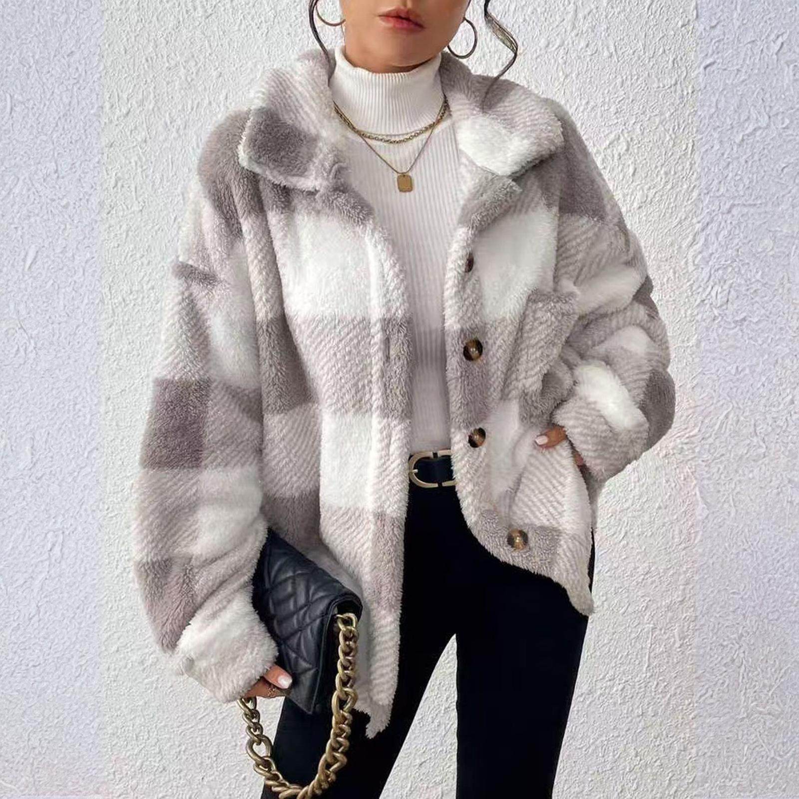 

Женская свободная модная повседневная куртка с круглым вырезом и лацканами M верблюд