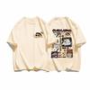 2025 Summer Unisexs Clothes Streetwear Print Cartoon T Shirt Short Sleeve Tops Unisexs and Womens Clothes Cotton T Shirts