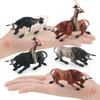Simulation Spanish Matador Set Static Model North African Bison Bulltamer Solid Static Ornament Toy