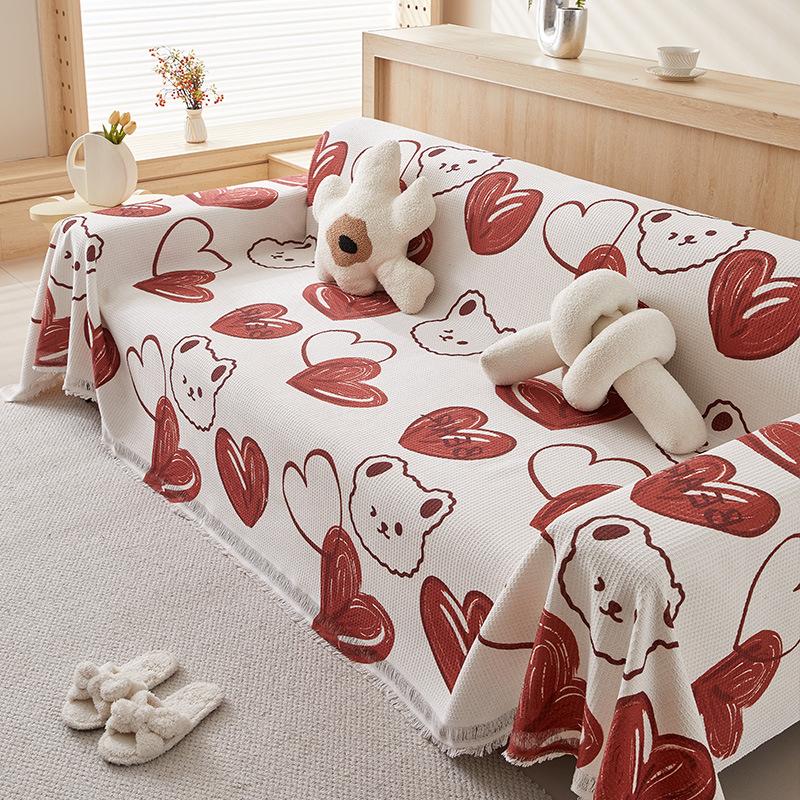 Sofa Towel Four Seasons Universal Sofa Cover Cover All-Inclusive Cover Cloth Light Luxury High-Grade Sofa Cushion Non-Slip Anti-Scratch