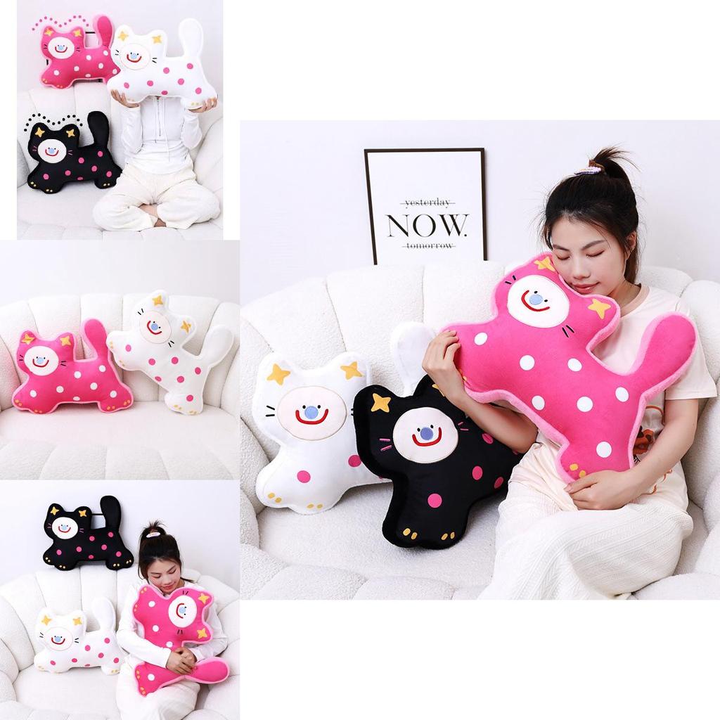 Adorable Plush Cat Pillow Soft Stuffed Animal Toy Perfect Gift For Kids