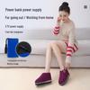 Rechargeable Heated Cotton Shoes for Warmth and Anti-Frostbite - Home & Outdoor Foot Warmer.