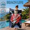 Rock Star Performance Beach Towel, Microfiber Beach Towel, Perfect For Pool, Beach, Travel, Home Decor Beach Party Fan Gifts