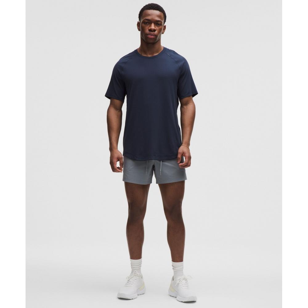 Lululemon License To Train Linerless Short 5   Updated Solar Grey