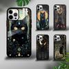 Tarot Mystery Totem Cat Phone Case For iPhone 16 15 14 13 12 11 Pro Xs Max Mini Plus Celulares Hard Funda