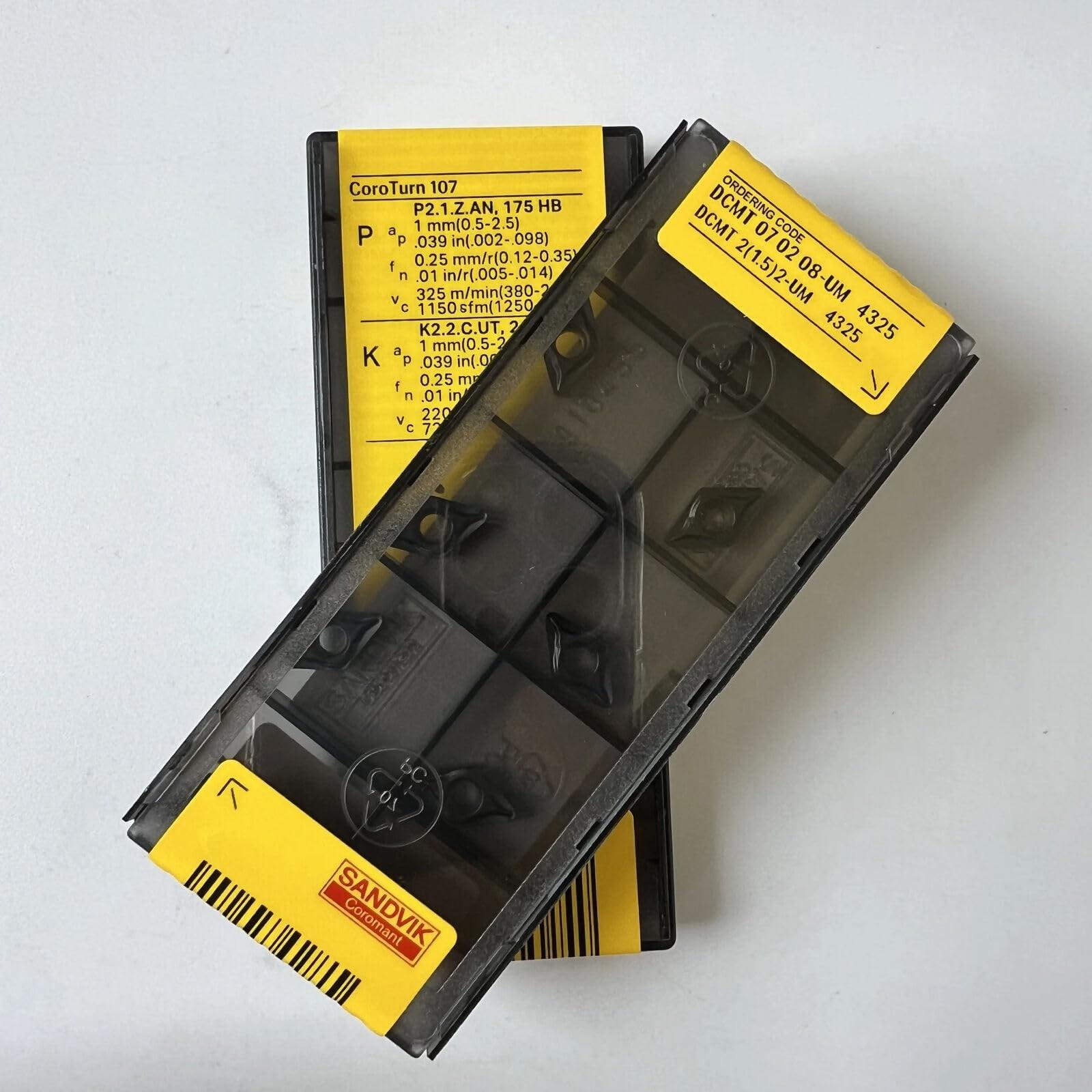 

Original Sandvik / DCMT070208-UM 4325 /CNC lathe carbide blade tool 10 Pcs