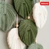 Creative Handmade Woven Wall Decorations, Leaf Tapestries, Home Pendants, Ins Style Homestay Wall Decorations