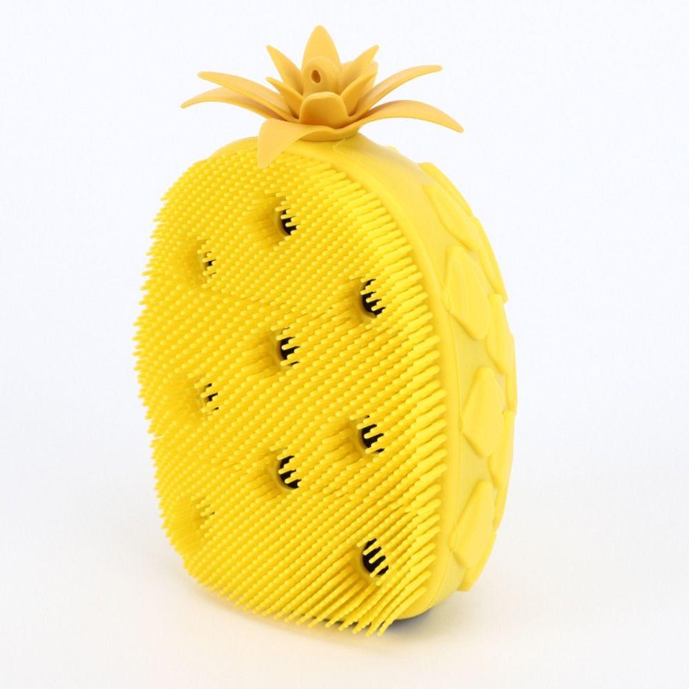 Non-Slip Fruit Shape Shower Brush Soft Hair Shower Massage Brushes for Bathing
