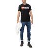 Diesel Logo Embroidered Short Sleeve T-Shirt Men tops Black A037660AAXJ9XX