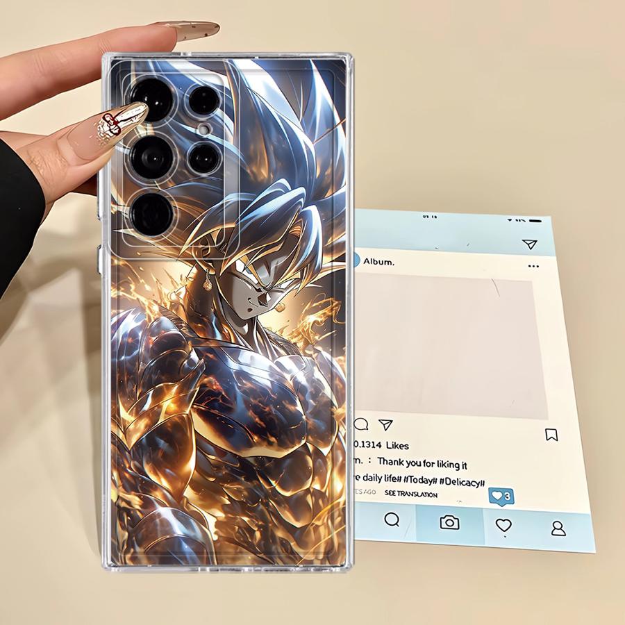 Phone Cover Case for Samsung Galaxy S20 Plus S21 S26 S23 Ultra Note 20 Ultra 10 S22 FE S25 Edge S24 Anime Dragon Ball