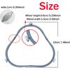 7.48inch W11252182 8206227 Rotating Ring Roller, Microwave Turntable Ring 8206227, Middle Glass Plate Tray Support Holder, Replacement Inner Ring for