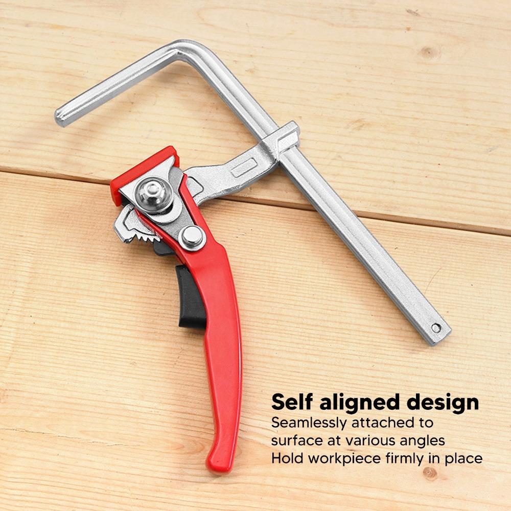 2pcs Quick Ratchet Mechanism Quick Release Clamp Carbon steel Bar Clamp Woodworking