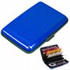 Wallet Aluminum Case for Cards and Documents Blue | 15014_N