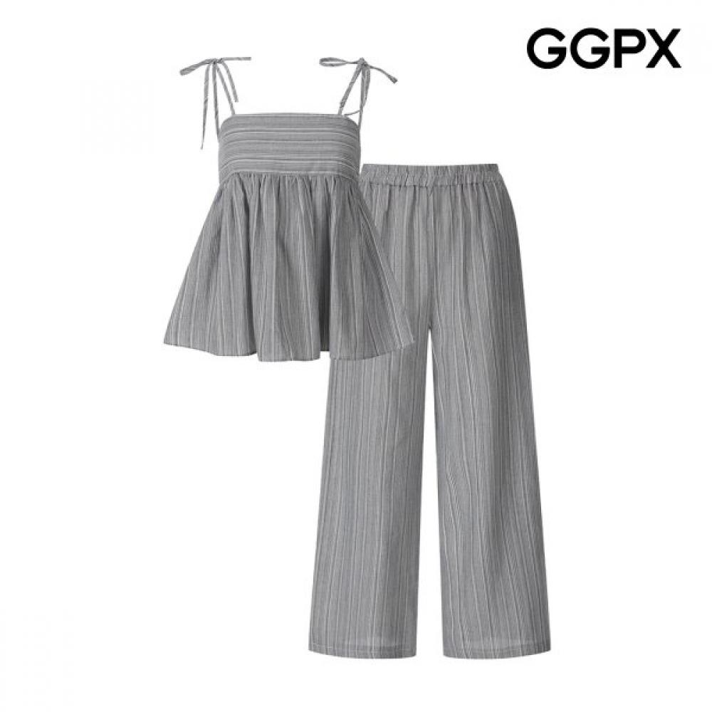Ggpx New York Smoke Bustier Blouse Setup  Gq4st017f