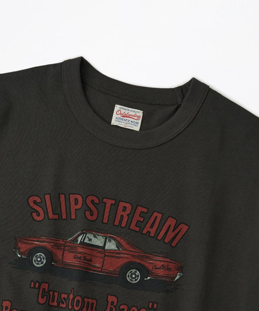 OUTSTANDING Mot Series Tee(Race)_Charcoal