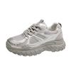 Gray mesh dad shoes 22 years summer new breathable platform sneakers tire sole advanced sense
