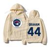 2026 Новые женские и мужские худи для кампуса Graham 44 22 Дизайн Пуловеры Свитшоты с графическим принтом