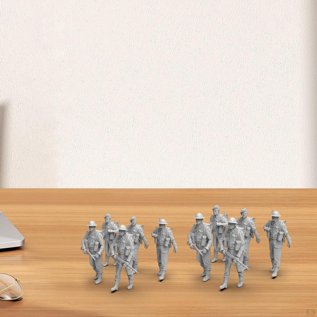 5 Pieces Scale Models Diorama Layout Collectible Sandbox Children Artworks Miniature Figurines for