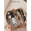 NEOVIVA Large Capacity Makeup Cosmetic Travel Makeup Cosmetic Storage Pouch, Pouch, Pouch, Bag, Waterproof, Lightweight, Creme…
