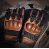 Motorcycle Leather Gloves Men and Women Riding Harley Goat Leather Motorcycle Rider Riding Full Finger Leather Gloves