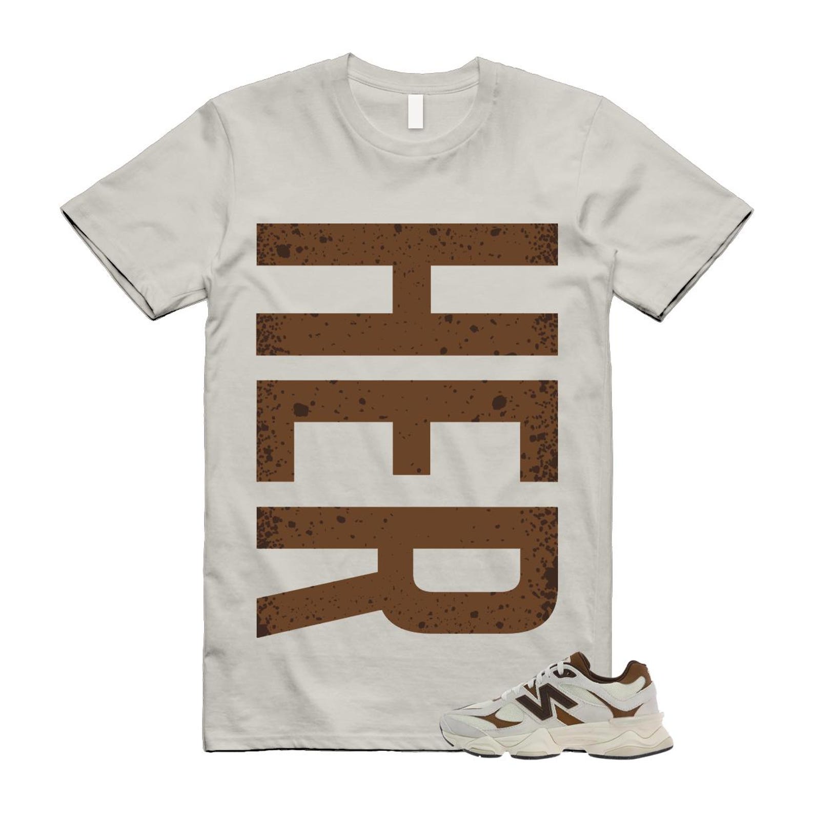 9060 Breakfast Tea Angora Brown T Shirt Match HER VERT M