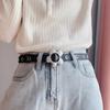 Women's Belts for Women Without Punching Jeans Belts Ins Style Punk Personality Fashion Decoration Student Thin Belt