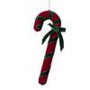 New Christmas Candy Cane Fabric Ornament for Tree & Window Decorations