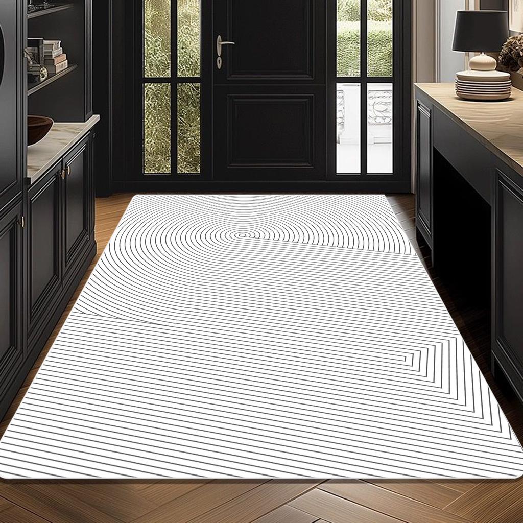 Simple Line Style Carpet for Living Room Decoration Home Big Size Soft Rugs Easy Clean Non-slip Entrance Door Mat Customizable